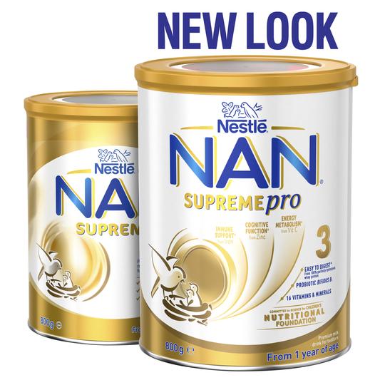 Nestlé NAN SUPREMEpro 3, Premium Toddler 1+ Years Milk Drink Powder – –  ausmilkexpert